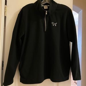 Pink quarter zip fleece jacket L